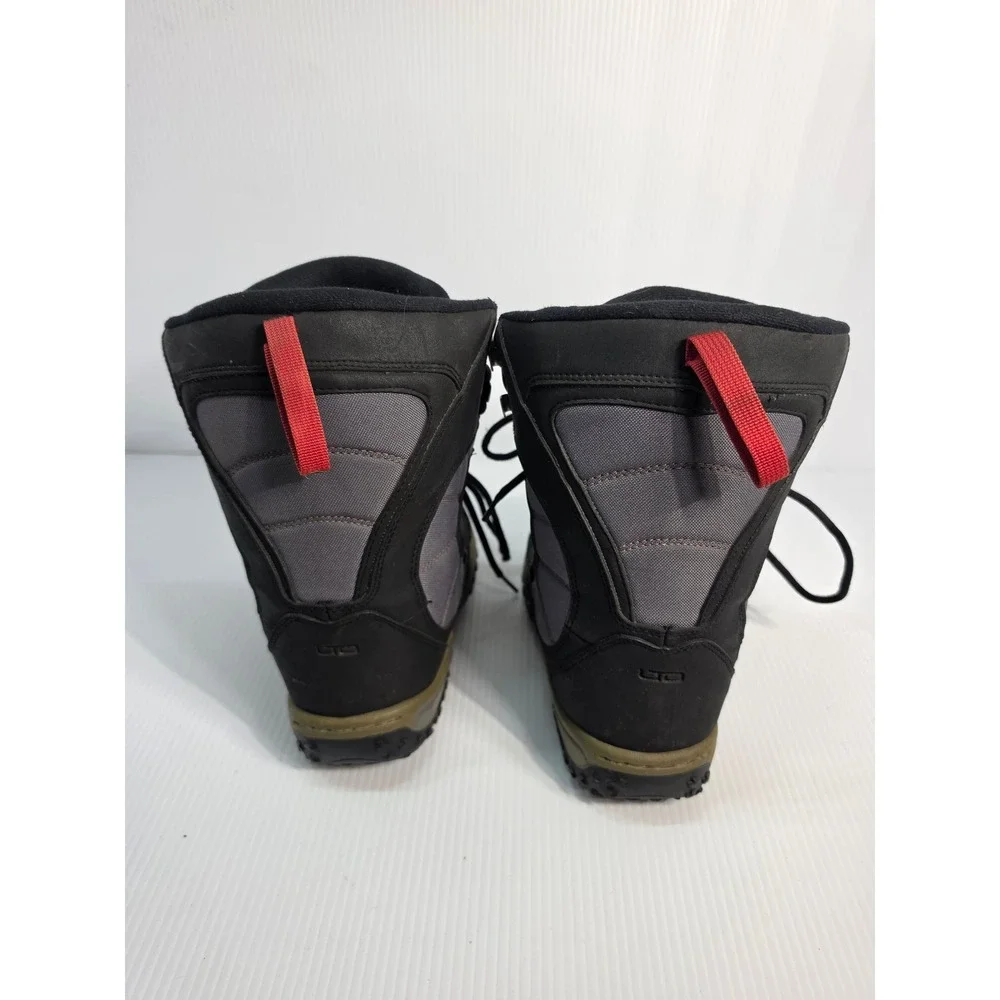 LTD LT1 Linerless Junior Snowboard Boots Black Grey Red Kids Size 5 US 37 EUR